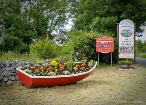 Corofin Welcome Sign & Boat